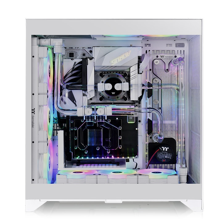 کیس کامپیوتر ترمالتیک مدل CTE E660 MX ARGB Mid Tower سفید