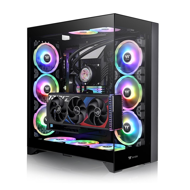 کیس کامپیوتر ترمالتیک مدل CTE E660 MX ARGB Mid Tower مشکی