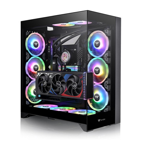 کیس کامپیوتر ترمالتیک مدل CTE E660 MX ARGB Mid Tower مشکی