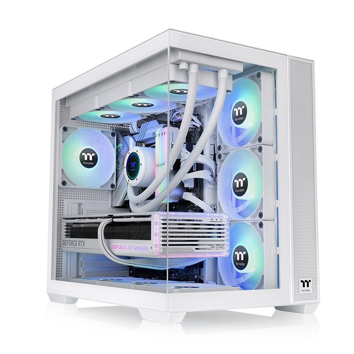 کیس ترمالتیک مدل View 380 TG ARGB Snow
