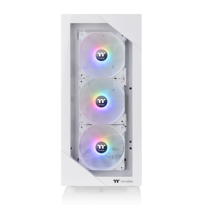 کیس کامپیوتر ترمالتیک مدل VIEW 200 TG ARGB Chassis Snow White