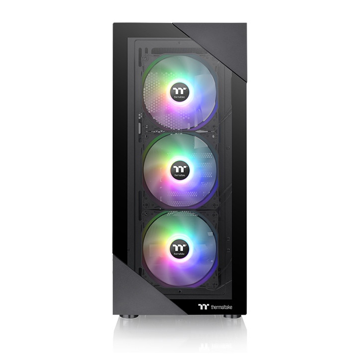 کیس کامپیوتر ترمالتیک مدل VIEW 200 TG ARGB Chassis Black