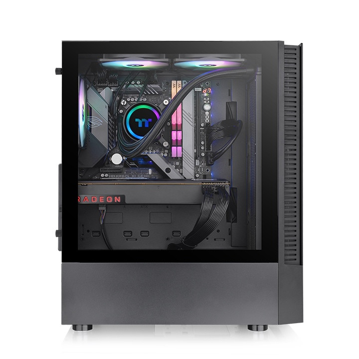 کیس کامپیوتر ترمالتیک مدل VIEW 200 TG ARGB Chassis Black