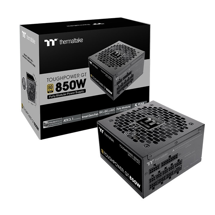 منبع تغذیه کامپیوتر ترمالتیک مدل Toughpower GT 80 Plus Gold توان 850 وات