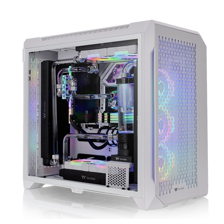 کیس کامپیوتر ترمالتیک مدل CTE C750 Air ARGB Full Tower سفید
