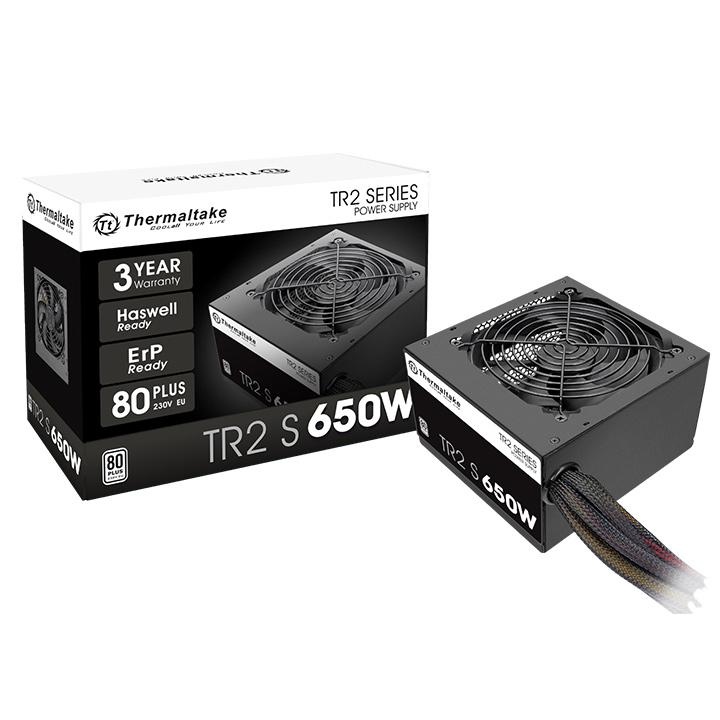 منبع تغذیه کامپیوتر ترمالتیک مدل TR2S 80 Plus White توان 650 وات