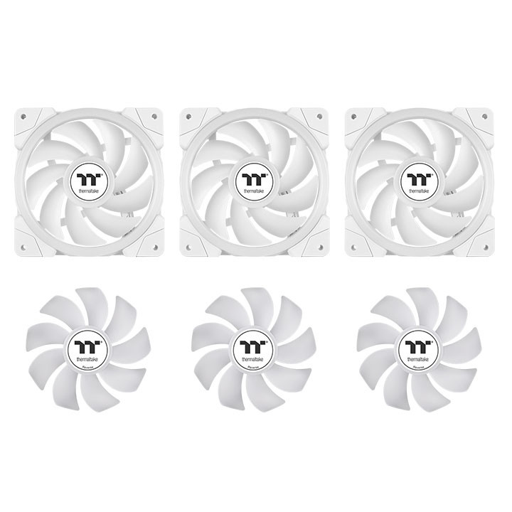 خنک کننده پردازنده ترمالتک مدل MAGFLOE 360 ULTRA ARGB SNOW - Supports the New TT RGB PLUS 3.0 Software/ Real-time Information/ Local Weather & Time/Image & Video