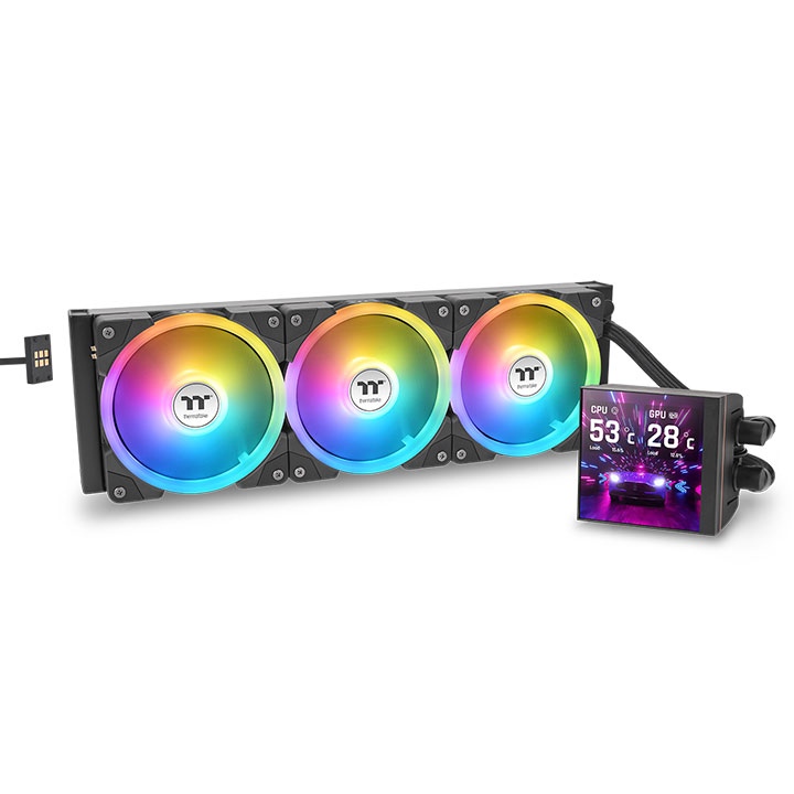 خنک کننده مایع پردازنده ترمالتیک MAGFLOE 360 Ultra ARGB مشکی