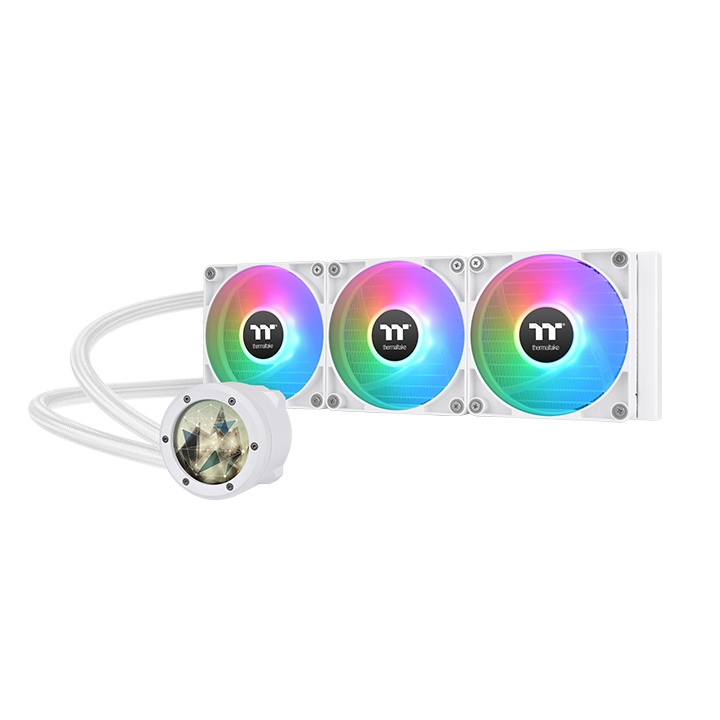 خنک کننده مایع پردازنده THERMALTAKE TH360 V2 ULTRA ARGB SNOW EDITION