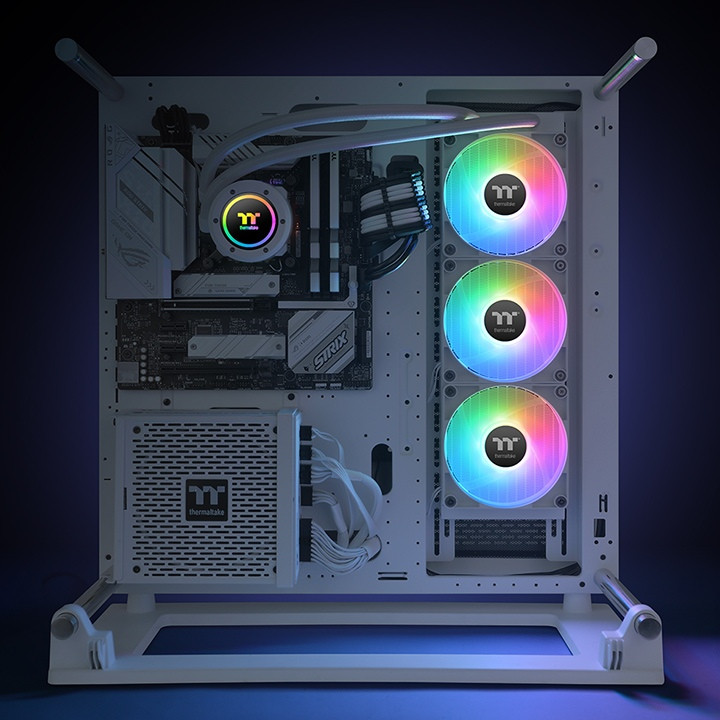 خنک کننده مایع پردازنده ترمالتیک مدل TH360 V2 ARGB Sync All-In-One Liquid Cooler - Snow Edition