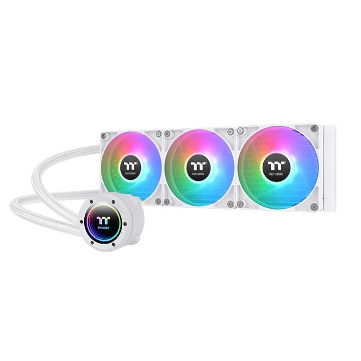 خنک کننده مایع پردازنده ترمالتیک مدل TH360 V2 ARGB Sync All-In-One Liquid Cooler - Snow Edition