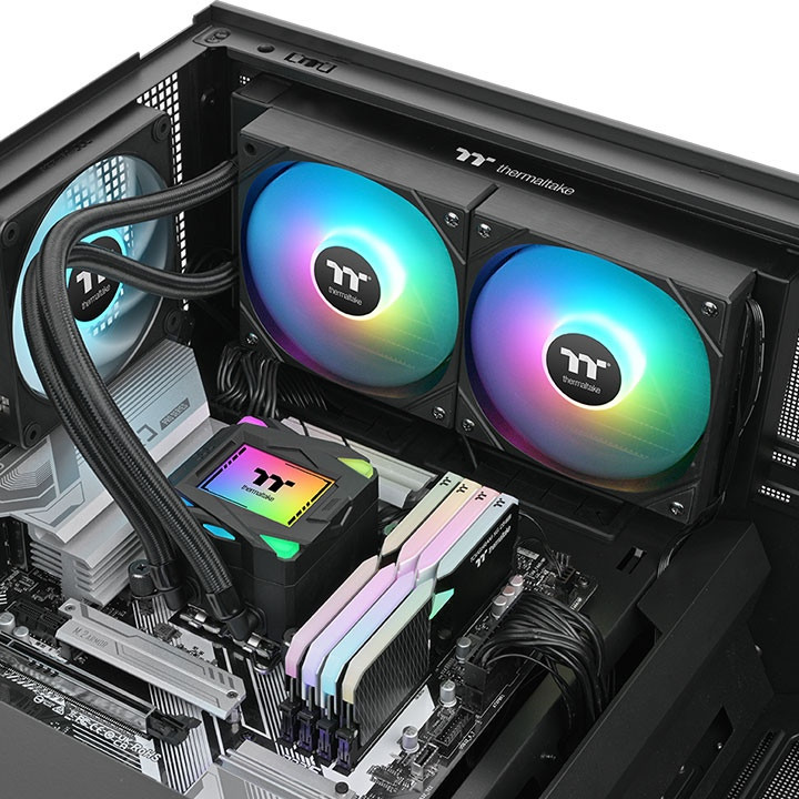 کولر پردازنده LA240 ARGB Sync AIO Black