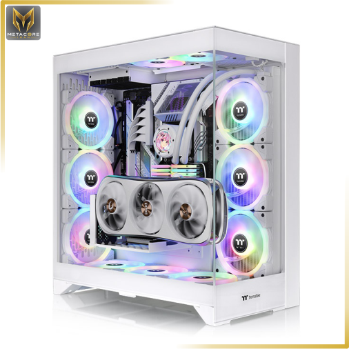 کیس کامپیوتر ترمالتیک مدل CTE E660 MX ARGB Mid Tower سفید
