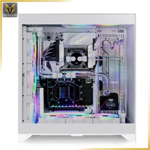 کیس کامپیوتر ترمالتیک مدل CTE E660 MX ARGB Mid Tower سفید