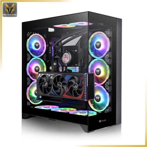 کیس کامپیوتر ترمالتیک مدل CTE E660 MX ARGB Mid Tower مشکی