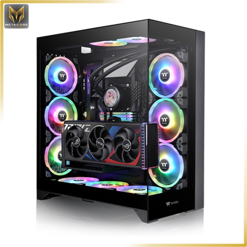 کیس کامپیوتر ترمالتیک مدل CTE E660 MX ARGB Mid Tower مشکی