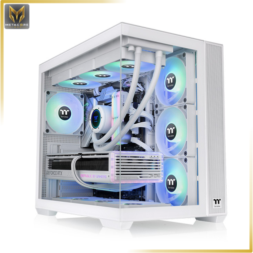 کیس ترمالتیک مدل View 380 TG ARGB Snow
