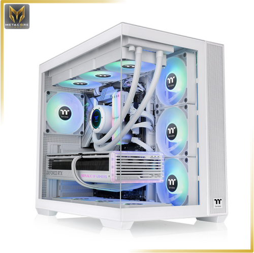 کیس ترمالتیک مدل View 380 TG ARGB Snow