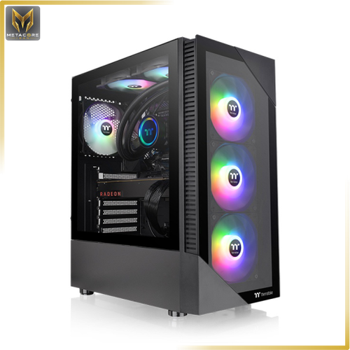 کیس کامپیوتر ترمالتیک مدل VIEW 200 TG ARGB Chassis Black