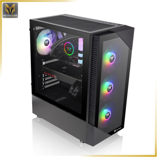 کیس کامپیوتر ترمالتیک مدل VIEW 200 TG ARGB Chassis Black