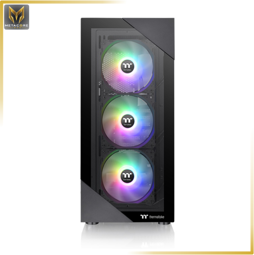 کیس کامپیوتر ترمالتیک مدل VIEW 200 TG ARGB Chassis Black