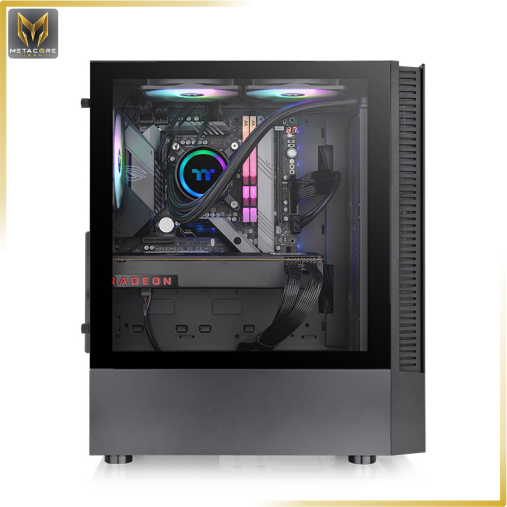 کیس کامپیوتر ترمالتیک مدل VIEW 200 TG ARGB Chassis Black