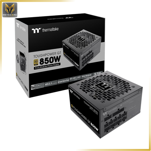 منبع تغذیه کامپیوتر ترمالتیک مدل Toughpower GT 80 Plus Gold توان 850 وات