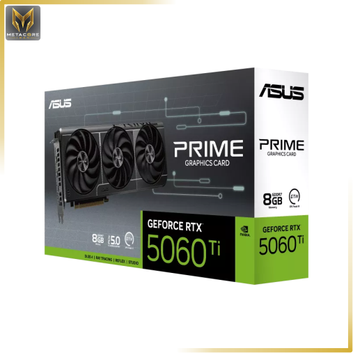 کارت گرافیک ایسوس مدل PRIME RTX 5060 Ti OC حافظه 8 گیگابایت