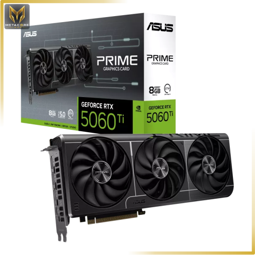کارت گرافیک ایسوس مدل PRIME RTX 5060 Ti OC حافظه 8 گیگابایت