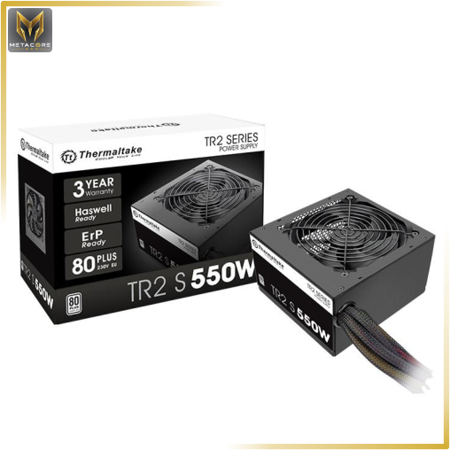 منبع تغذیه کامپیوتر ترمالتیک مدل TR2S 80 Plus White توان 550 وات