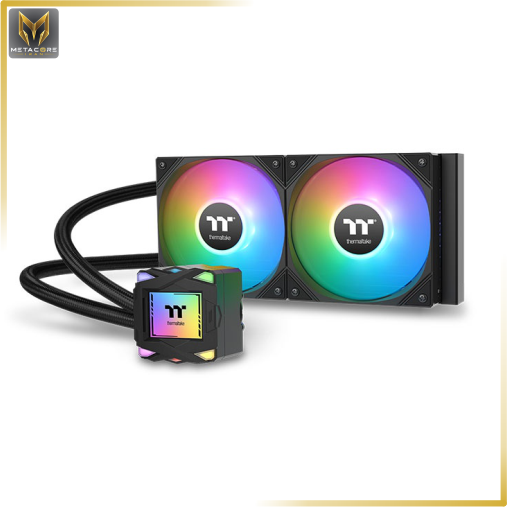 خنک کننده پردازنده کولر مستر پردازنده LA240 ARGB Sync AIO Black