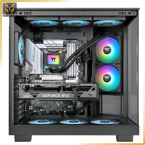 خنک کننده پردازنده کولر مستر پردازنده LA240 ARGB Sync AIO Black