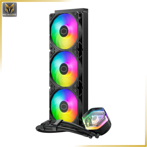 خنک کننده حرفه ای پردازنده مایع Cooler Master Atmos 360 ARGB مشکی