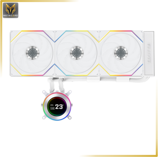 خنک کننده مایع حرفه ای و پیشرفته از برند لیان لی Lian Li HYDROSHIFT II LCD-C 360CL White سفید