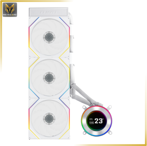 خنک کننده مایع حرفه ای و پیشرفته از برند لیان لی Lian Li HYDROSHIFT II LCD-C 360CL White سفید