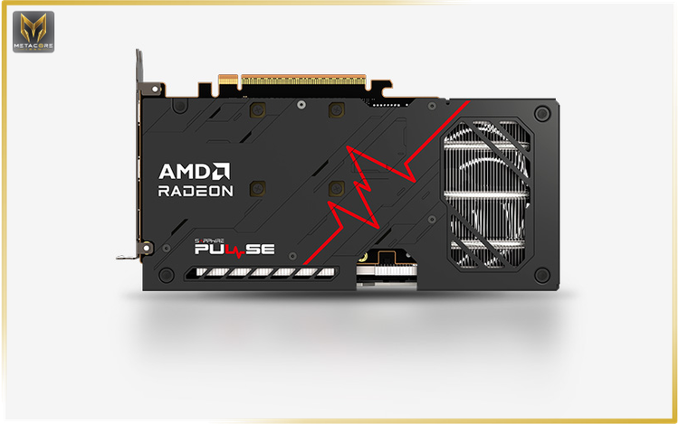 کارت گرافیک سافایر مدل Sapphire PULSE AMD Radeon RX9060XTOC 8GB