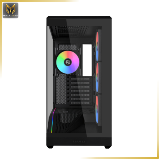 کیس کامپیوتر از برند لیان لی مدل Vector V100R مشکی BTF