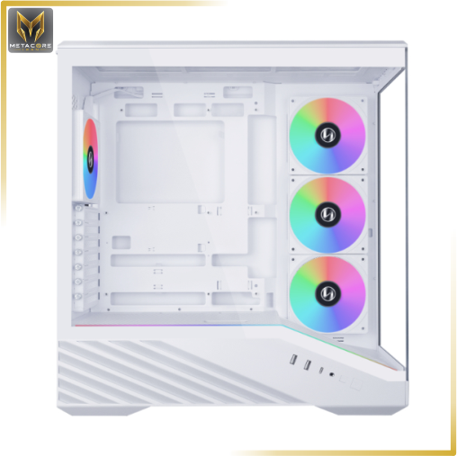 کیس کامپیوتر از برند لیان لی مدل Vector V100R سفید BTF