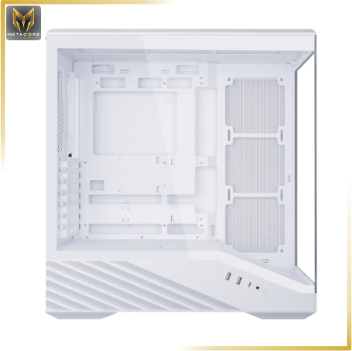کیس کامپیوتر از برند لیان لی مدل Vector V100R سفید BTF
