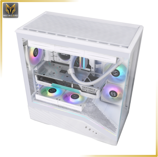 کیس کامپیوتر از برند لیان لی مدل Vector V100R سفید BTF