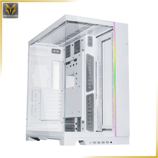 کیس کامپیوتر از برند لیان لی مدل Lian Li O11 DYNAMIC EVO XL White سفید RGB