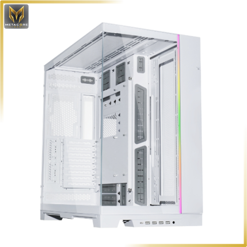 کیس کامپیوتر از برند لیان لی مدل Lian Li O11 DYNAMIC EVO XL White سفید RGB