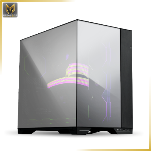 کیس کامپیوتر از برند لیان لی مدل Lian Li O11 VISION Chrome کروم