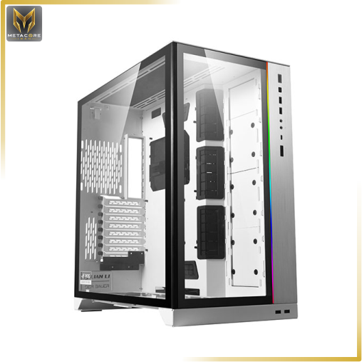 کیس کامپیوتر از برند لیان لی مدل Lian Li O11 DYNAMIC XL Silver نقره ای