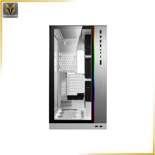 کیس کامپیوتر از برند لیان لی مدل Lian Li O11 DYNAMIC XL Silver نقره ای
