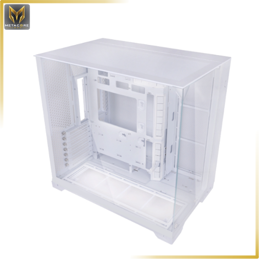 کیس کامپیوتر از برند لیان لی مدل Lian Li O11 VISION COMPACT White سفید