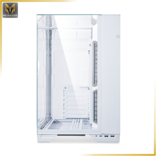 کیس کامپیوتر از برند لیان لی مدل Lian Li O11 VISION White سفید