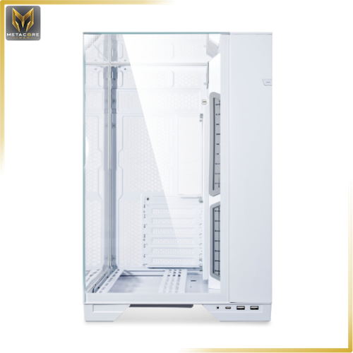 کیس کامپیوتر از برند لیان لی مدل Lian Li O11 VISION White سفید