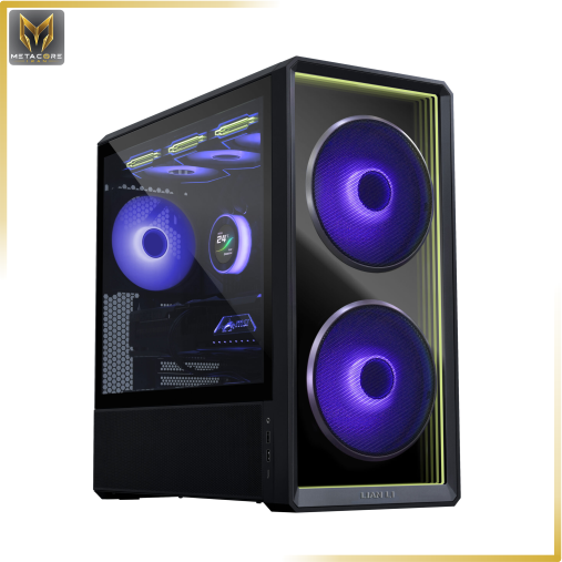 کیس کامپیوتر از برند لیان لی مدل Lian Li LANCOOL 217 INF Black BTF سفید