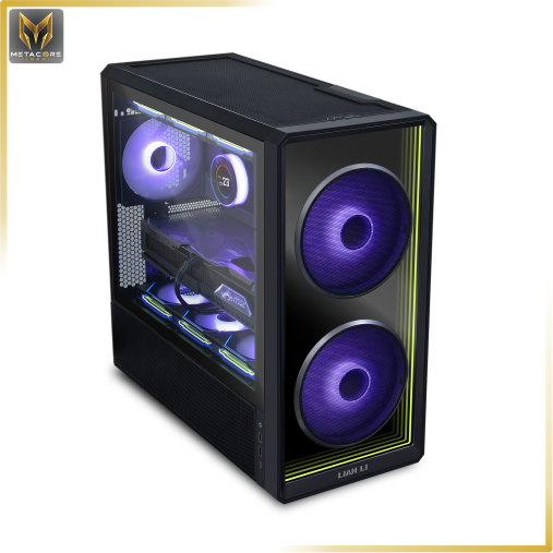 کیس کامپیوتر از برند لیان لی مدل Lian Li LANCOOL 217 INF Black BTF سفید